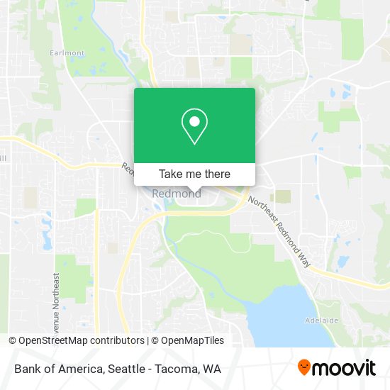 Bank of America map