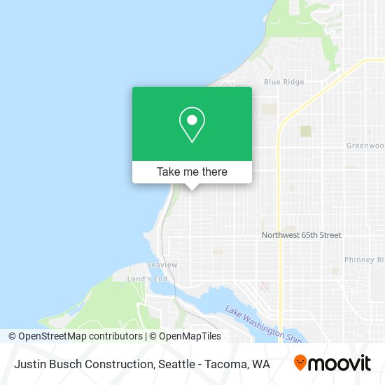 Mapa de Justin Busch Construction