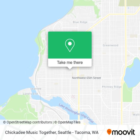 Chickadee Music Together map