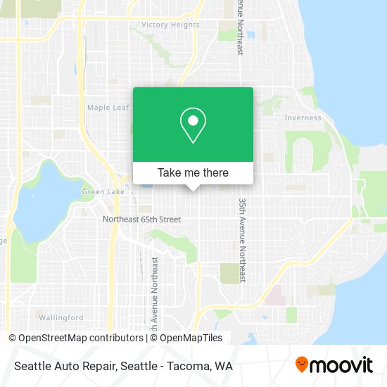 Seattle Auto Repair map