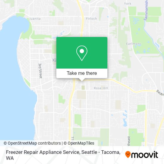 Mapa de Freezer Repair Appliance Service