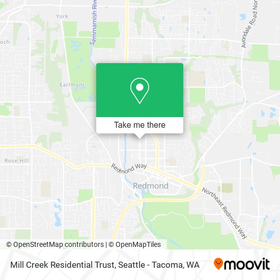 Mill Creek Residential Trust map