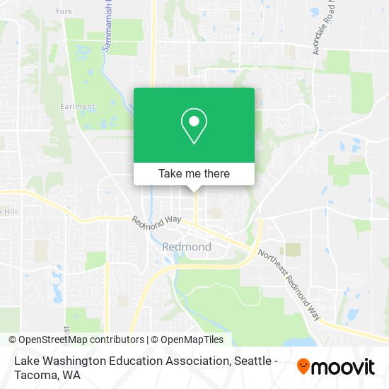 Mapa de Lake Washington Education Association