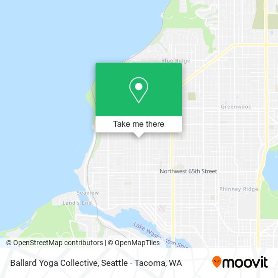 Ballard Yoga Collective map