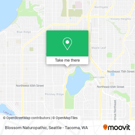 Blossom Naturopathic map