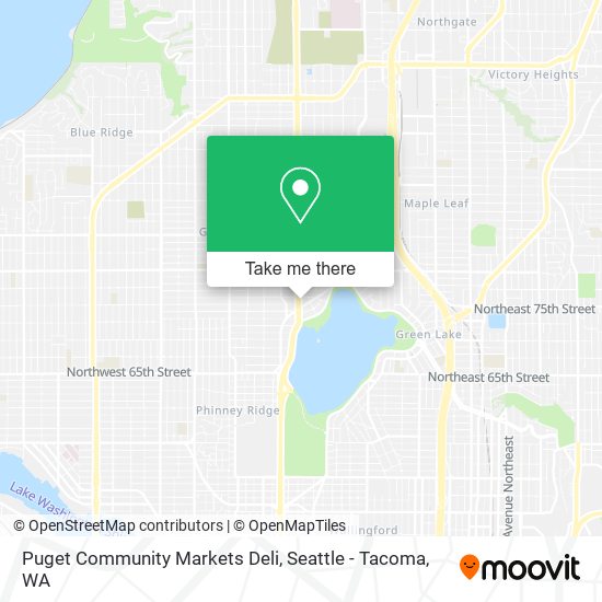 Puget Community Markets Deli map