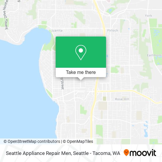 Mapa de Seattle Appliance Repair Men