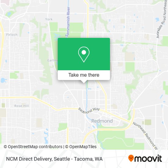 NCM Direct Delivery map