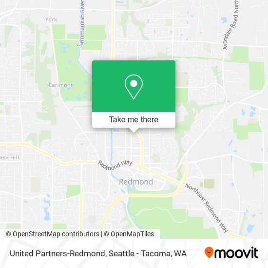 United Partners-Redmond map