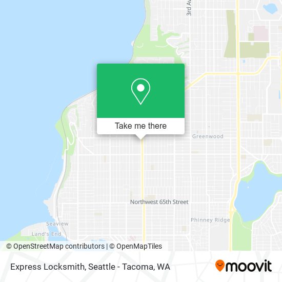 Express Locksmith map