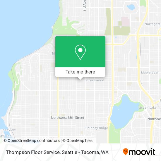 Mapa de Thompson Floor Service