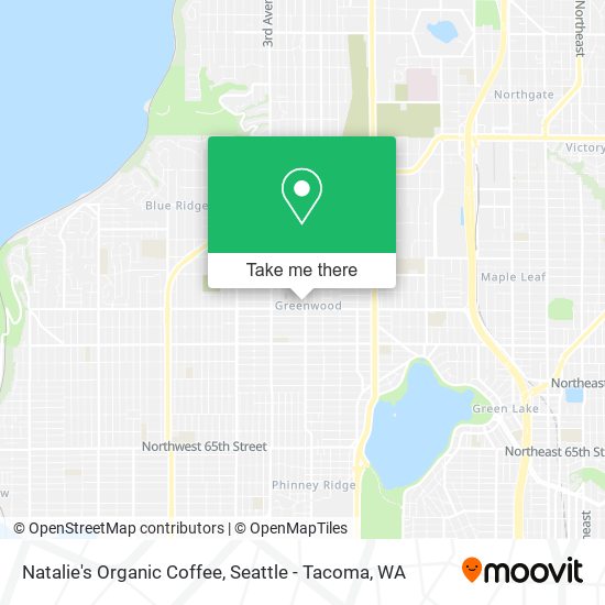 Natalie's Organic Coffee map