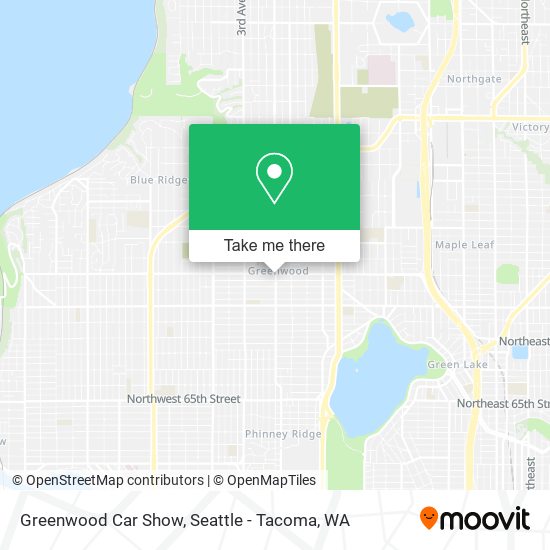 Greenwood Car Show map