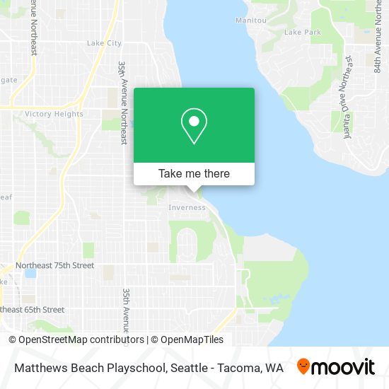 Matthews Beach Playschool map