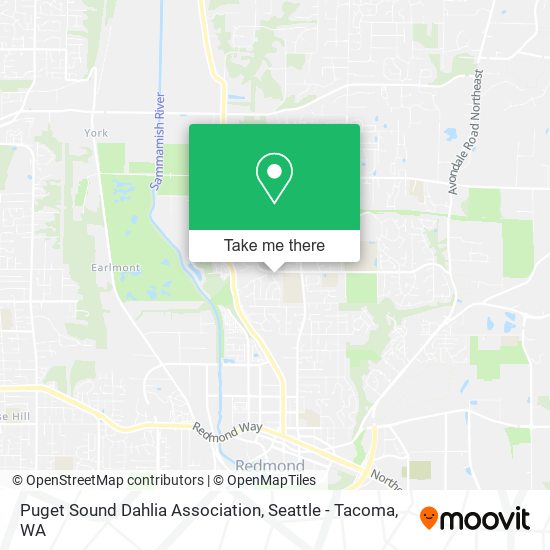 Puget Sound Dahlia Association map
