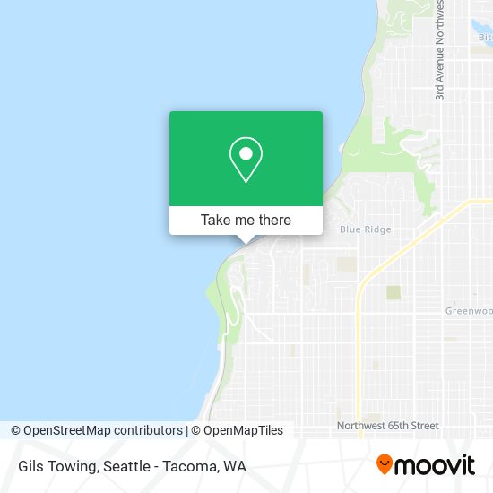 Gils Towing map