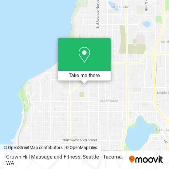 Mapa de Crown Hill Massage and Fitness
