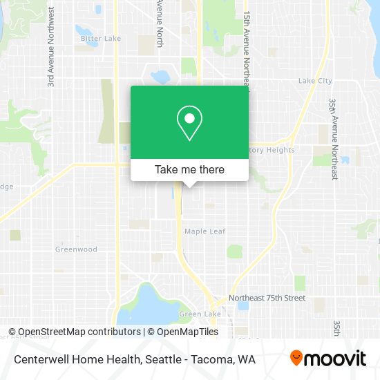 Centerwell Home Health map