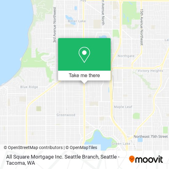 All Square Mortgage Inc. Seattle Branch map