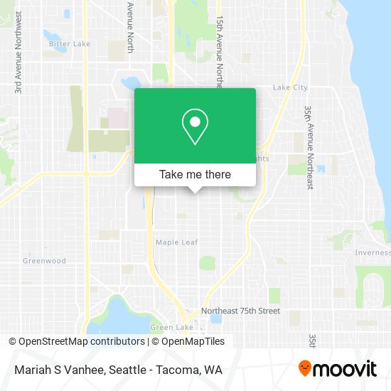 Mariah S Vanhee map