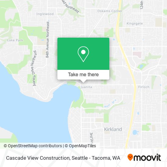 Cascade View Construction map