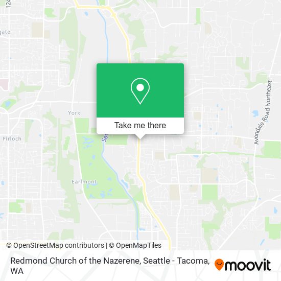 Redmond Church of the Nazerene map