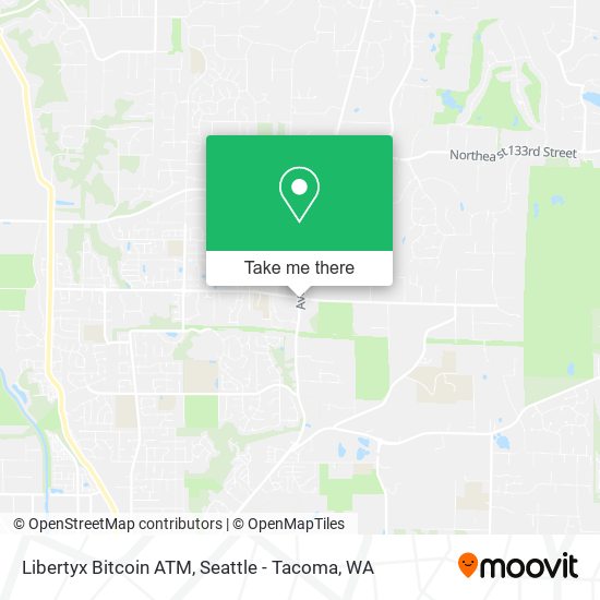 Mapa de Libertyx Bitcoin ATM