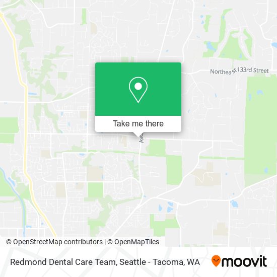 Redmond Dental Care Team map