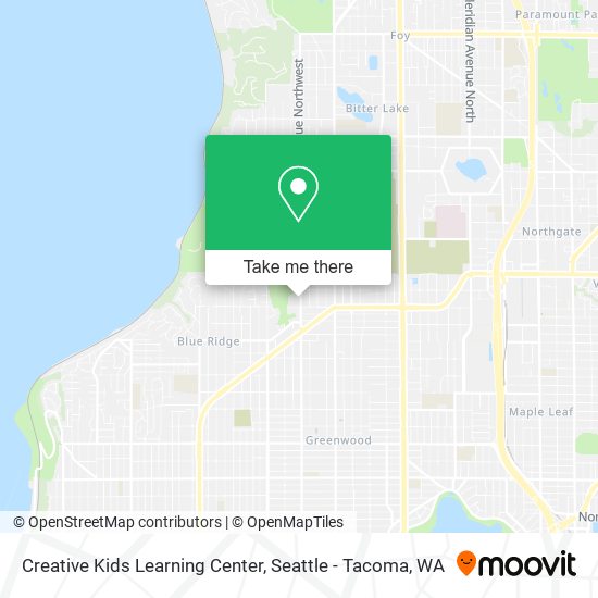 Creative Kids Learning Center map