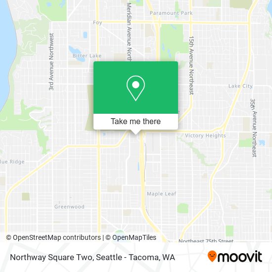 Northway Square Two map