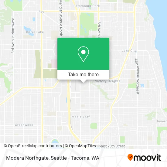 Modera Northgate map