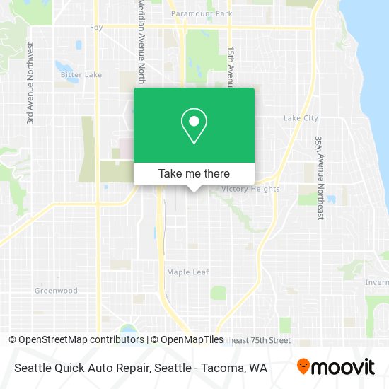 Mapa de Seattle Quick Auto Repair