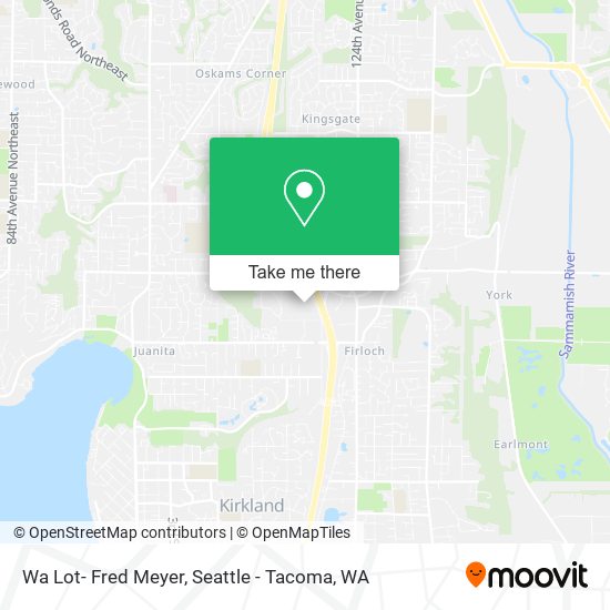 Mapa de Wa Lot- Fred Meyer