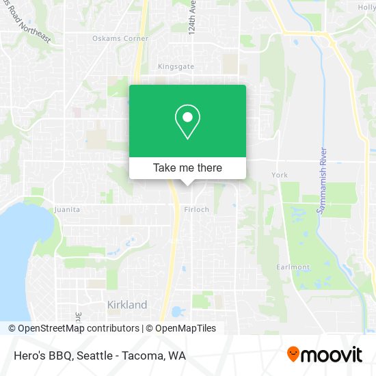 Hero's BBQ map
