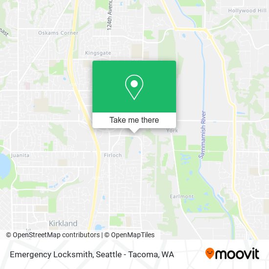 Emergency Locksmith map