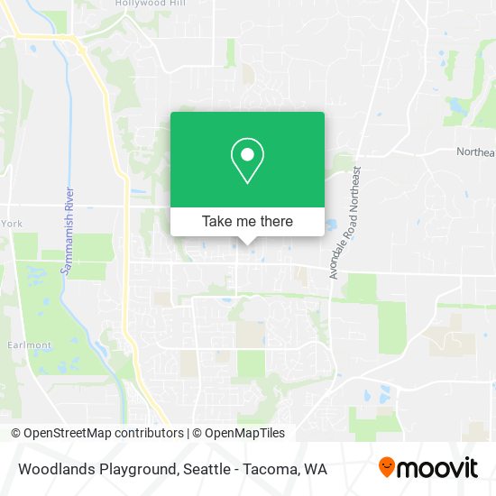 Woodlands Playground map
