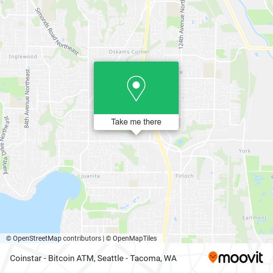 Mapa de Coinstar - Bitcoin ATM