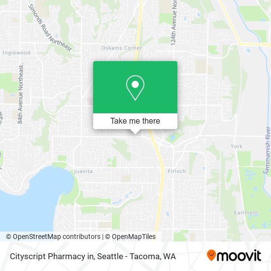 Mapa de Cityscript Pharmacy in