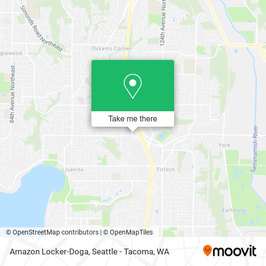 Amazon Locker-Doga map