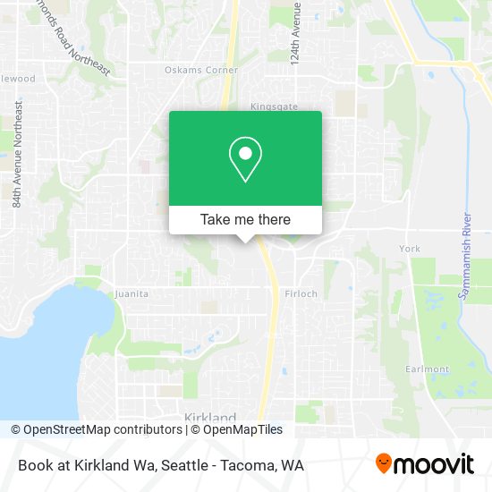 Book at Kirkland Wa map