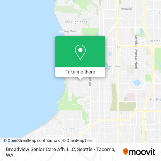 Broadview Senior Care Afh, LLC map