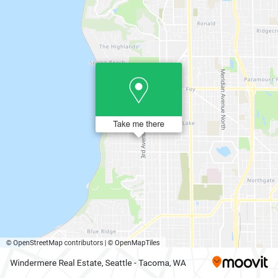 Mapa de Windermere Real Estate