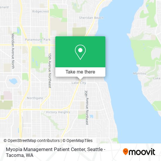 Myopia Management Patient Center map