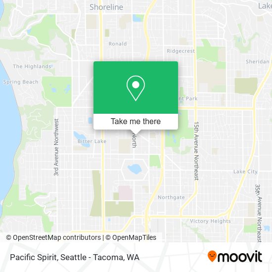 Pacific Spirit map