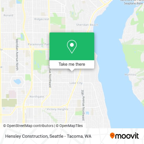 Hensley Construction map