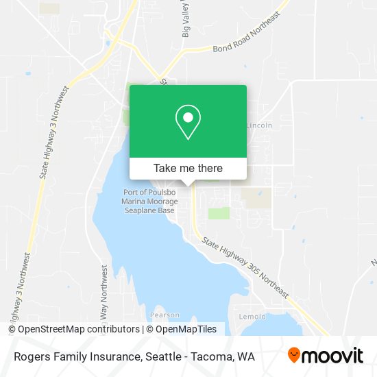 Rogers Family Insurance map