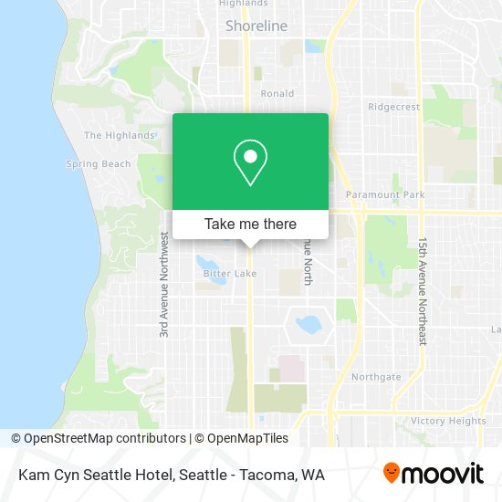 Mapa de Kam Cyn Seattle Hotel