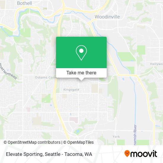 Mapa de Elevate Sporting