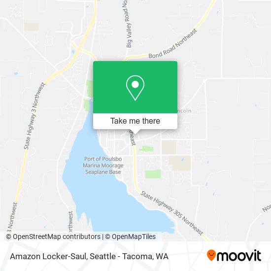 Mapa de Amazon Locker-Saul