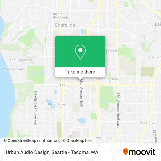 Mapa de Urban Audio Design